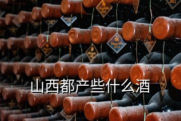 山西都产些什么酒