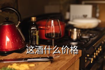 这酒什么价格