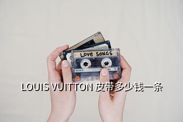 LOUIS VUITTON 皮带多少钱一条