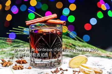 grand vin de bordeaux chateau du coureau 2006这是什么葡萄酒 如图