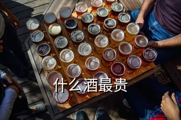 什么酒最贵