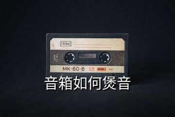 音箱如何煲音