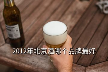 2012年北京酒哪个品牌最好
