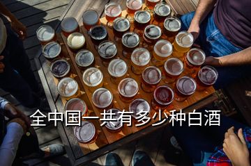 全中国一共有多少种白酒