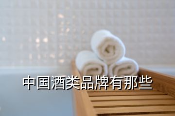 中国酒类品牌有那些