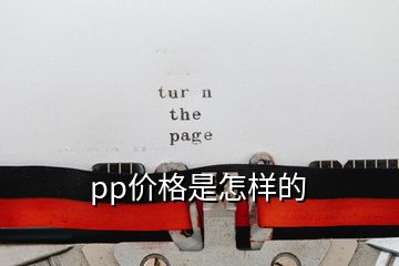 pp价格是怎样的