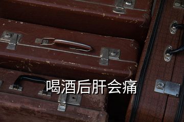 喝酒后肝会痛