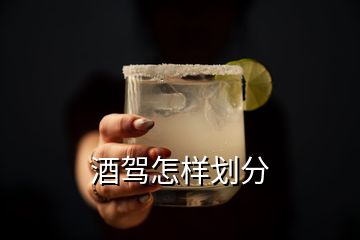 酒驾怎样划分