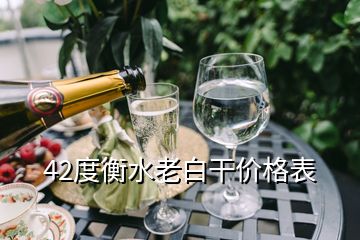 42度衡水老白干价格表