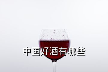 中国好酒有哪些