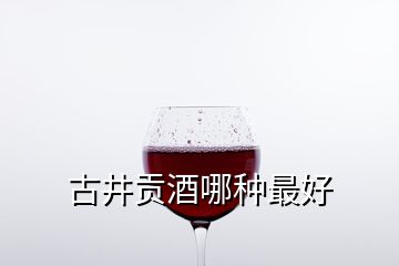 古井贡酒哪种最好