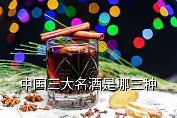 中国三大名酒是哪三种
