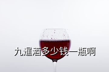 九暹酒多少钱一瓶啊