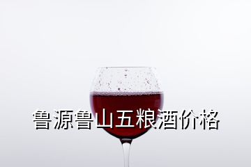 鲁源鲁山五粮酒价格