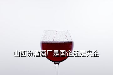 山西汾酒酒厂是国企还是央企