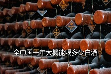 全中国一年大概能喝多少白酒