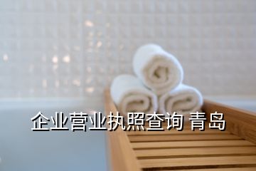 企业营业执照查询 青岛