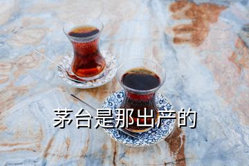 茅台是那出产的