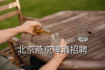 北京燕京啤酒招聘