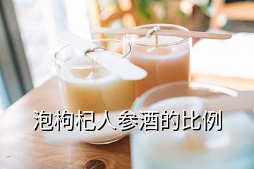 泡枸杞人参酒的比例