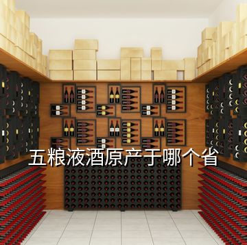 五粮液酒原产于哪个省