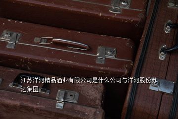 江苏洋河精品酒业有限公司是什么公司与洋河股份苏酒集团