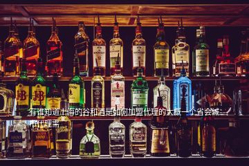 有谁知道上海的谷和酒是如何加盟代理的大概一个省会城市代理需