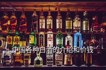 中国各种白酒的介绍和价钱