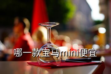 哪一款宝马mini便宜