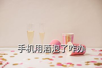 手机用酒泡了咋办