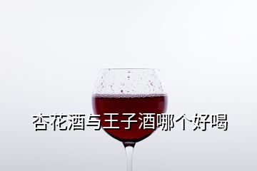 杏花酒与王子酒哪个好喝