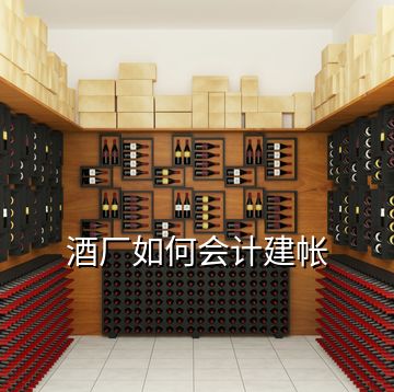 酒厂如何会计建帐