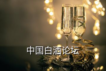 中国白酒论坛