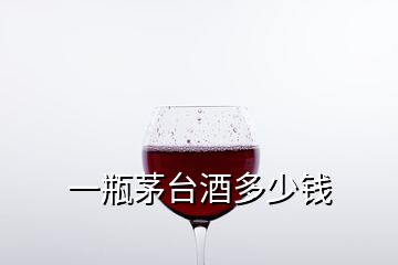 一瓶茅台酒多少钱