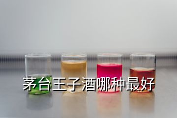 茅台王子酒哪种最好