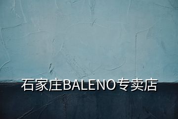 石家庄BALENO专卖店