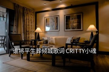 谁将平生葬倾城歌词 CRITTY小魂