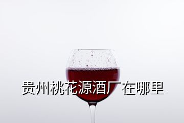 贵州桃花源酒厂在哪里