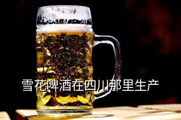 雪花啤酒在四川那里生产
