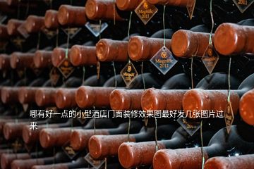 哪有好一点的小型酒店门面装修效果图最好发几张图片过来