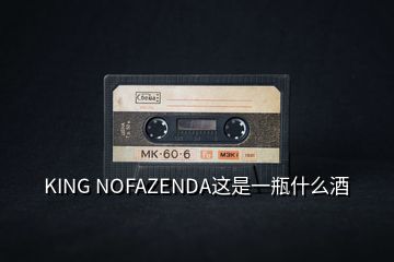 KING NOFAZENDA这是一瓶什么酒