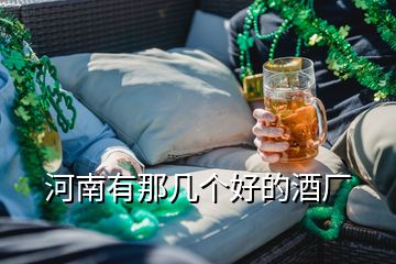 河南有那几个好的酒厂