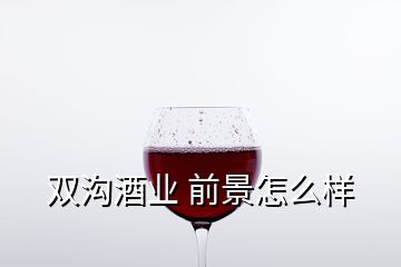 双沟酒业 前景怎么样