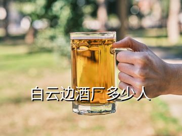 白云边酒厂多少人