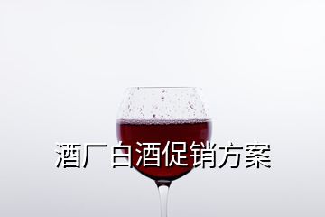 酒厂白酒促销方案