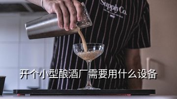 开个小型酿酒厂需要用什么设备