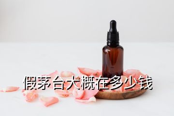 假茅台大概在多少钱