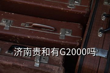 济南贵和有G2000吗