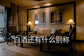 白酒还有什么别称
