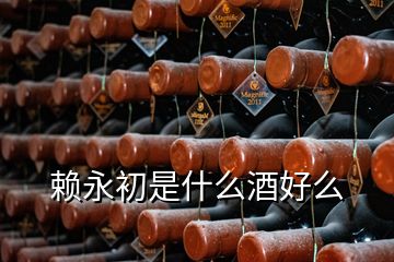 赖永初是什么酒好么